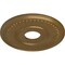 Ekena Millwork Berkshire Ceiling Medallion (Fits Canopies up to 7"), 15 3/4"OD x 3 7/8"ID x 3/4"P, Pale Gold CM15BEPAS - alternate 2